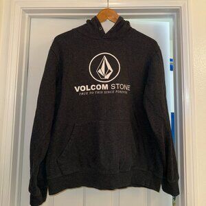 Volcom Stone Pullover Hoodie – Black/Charcoal – Size L